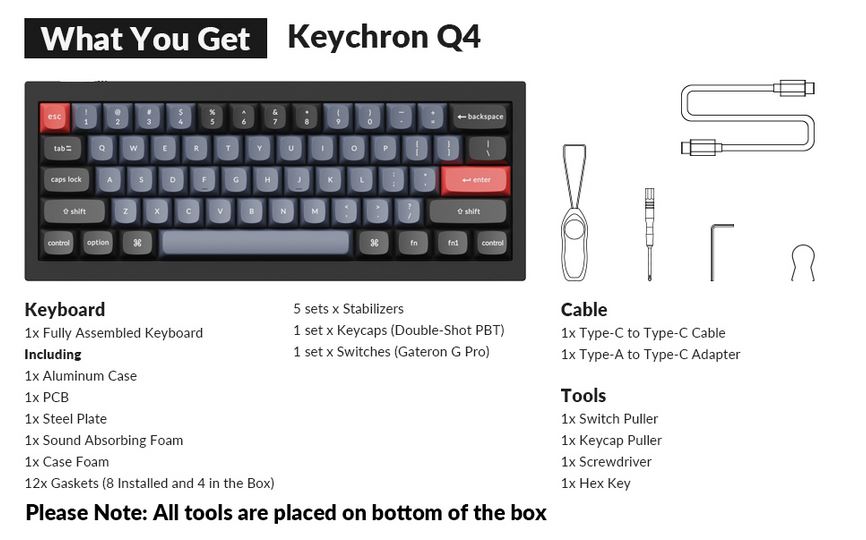 Keychron Q4 Wired Custom Mechanical Keyboard - Gallery 13