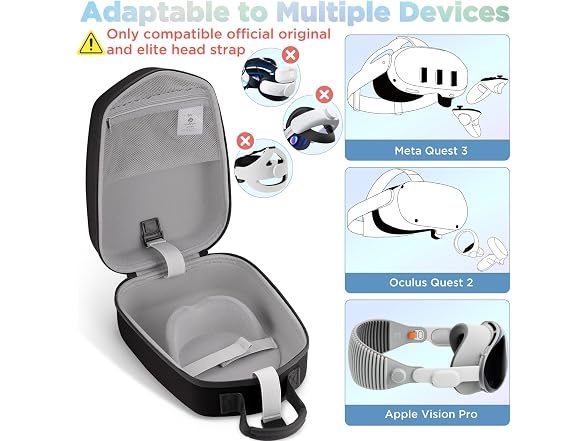 Hard Carrying Case Compatible