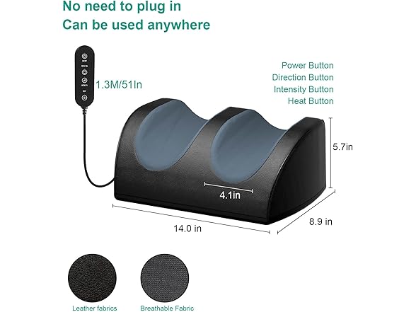 LINGTENG Cordless Back Massager