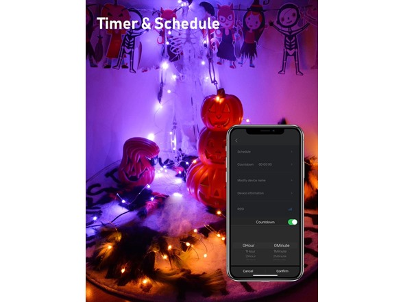 Probro Smart RGB Fairy Lights, 33ft