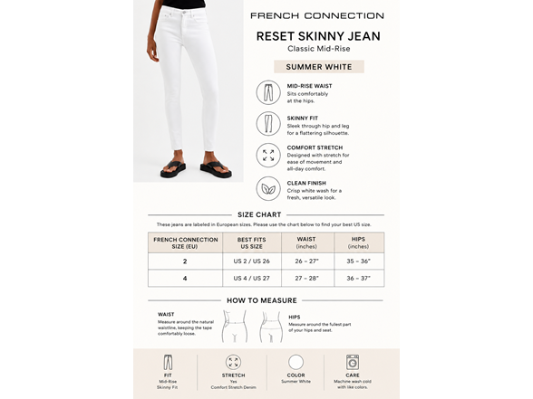 French Connection Reset Skinny Jeans