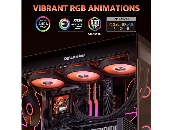 darkFlash DE360 AIO Liquid CPU Cooler
