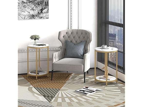 WiberWi Side Table whiteblack