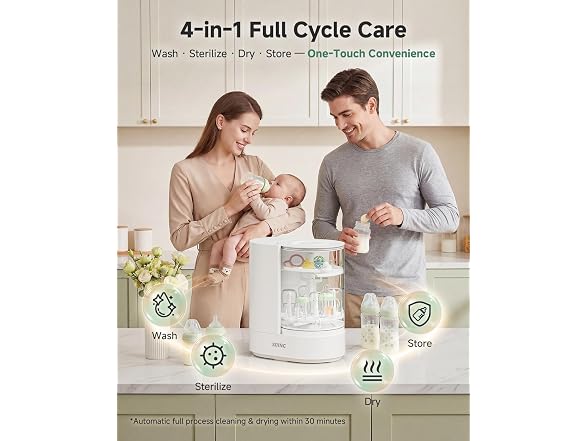 SIJING Baby Bottle Washer Sterilizer