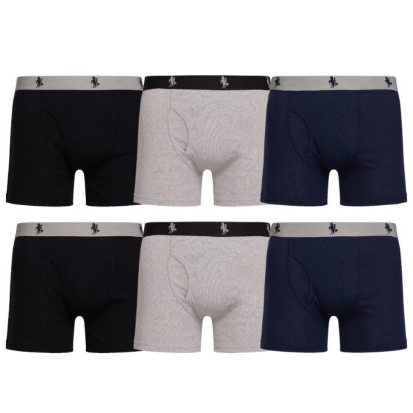 6 Pack: Men's Boxer Briefs (S-XXL) - Gallery 6