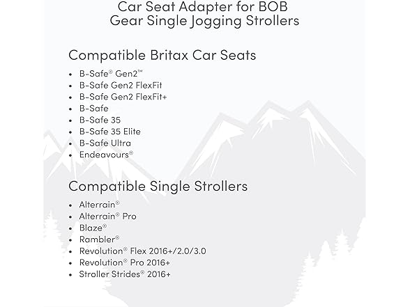 BOB Gear® Single Jogging Stroller Adapter