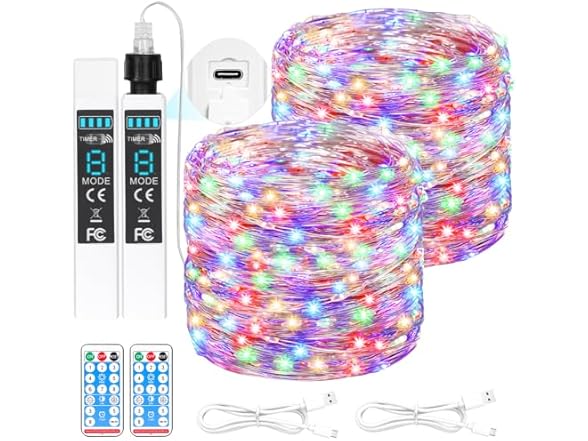 Lakumu 132FT (2*66FT) Fairy Lights