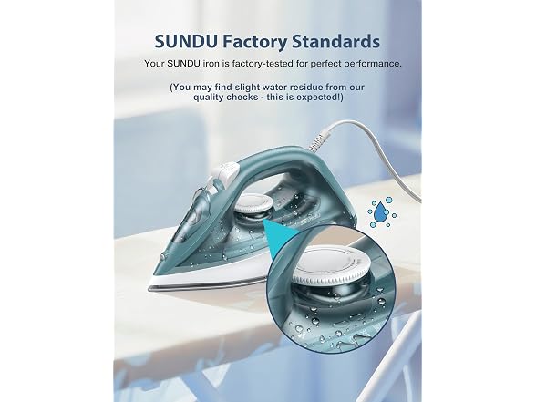 Sundu Steam Iron for Clothes 1500W