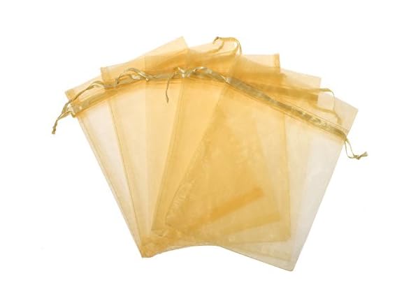 KUPOO 4" x 6"Drawstring Organz Pouch