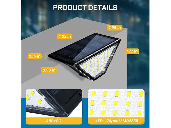 Solar Step Lights, Stair Lights Outdoor