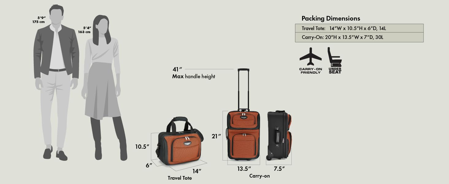 Travel Select Expandable Luggage, 2-Piece Set (15/21) - Gallery 14