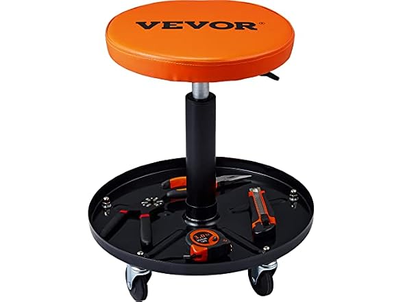 Mechanic Stool, 250 LBS Rolling Pneumatic