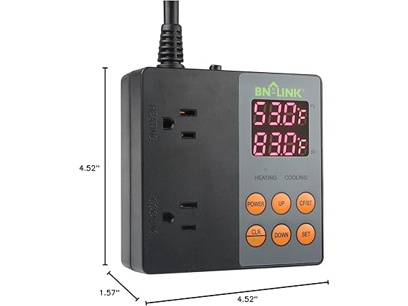 BN-LINK 6L-R3LI-MKBR Smart Wifi Digital Controller