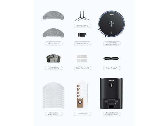 Laresar Clean Laresar Robot Vacuum and Mop Combo