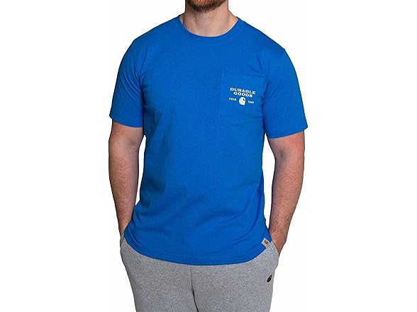 Carhartt Logo Tee (XLT) Blue