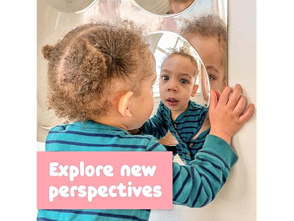 SPARK & WOW Sensory Wall Toddler Mirror