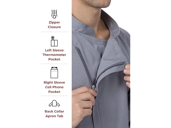 Chef Works Men's Hartford Chef Coat (M)