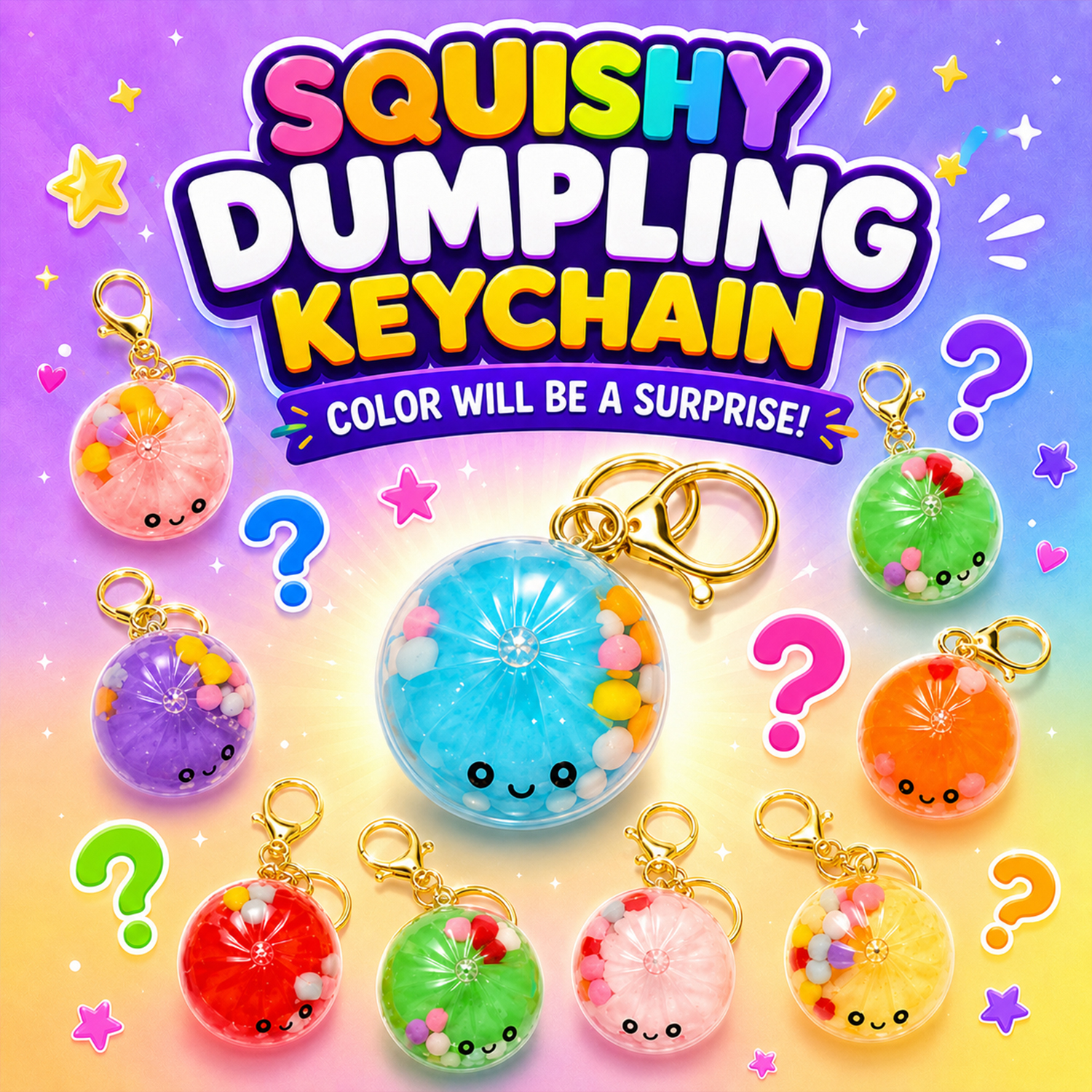 Twilight Squishy Sensory Toys Keychain - Gallery 9