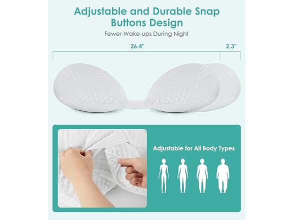DONAMA Cooling Pregnancy Pillow