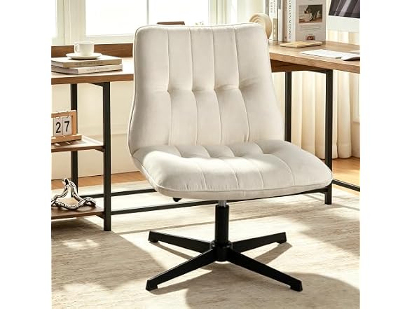 Criss Cross Desk Chair, No Wheels