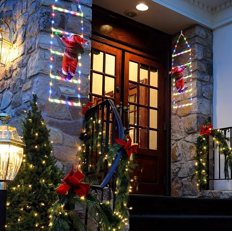 Solava SANTALAD Climbing Santa LED Ladder Lights - Gallery 15