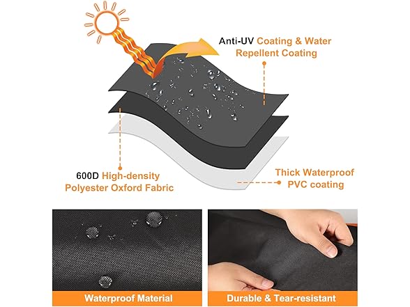 GREENER 8FT Firewood Rack Cover