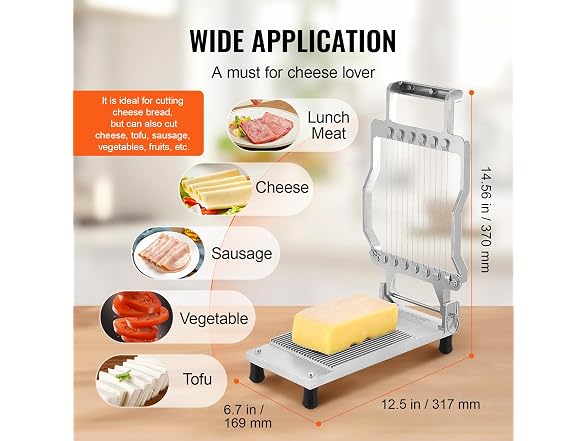 VEVOR Cheese Cutter with Wire