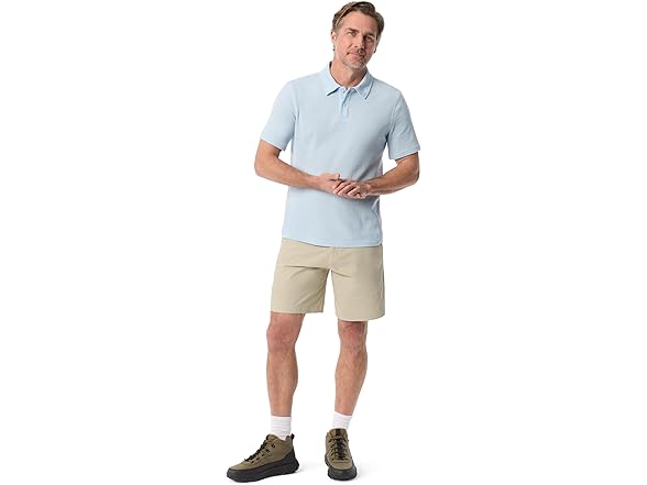 Bass Outdoor Men Short Sleeve Textured Polo Shirt
