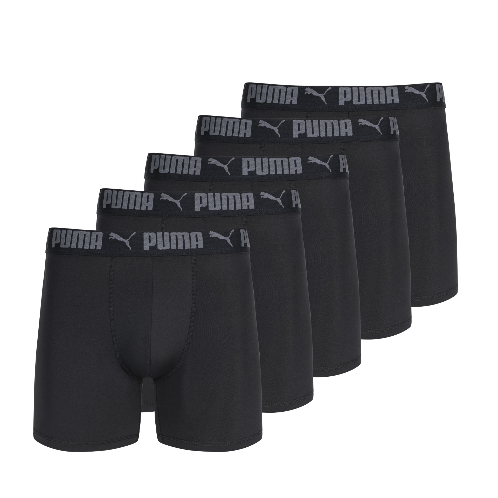 PUMA Men's 5-Pack Performance Boxer Briefs - Gallery 18