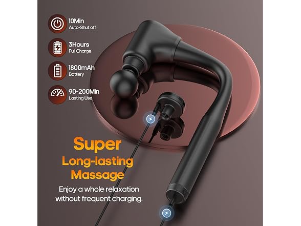 AERLANG Massager Gun with Extension