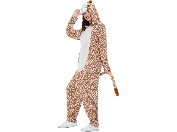 Smiffys Giraffe Costume, Brown with Hooded (Large)