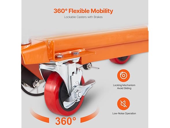 VEVOR Hydraulic Lift Table Cart, 330lbs