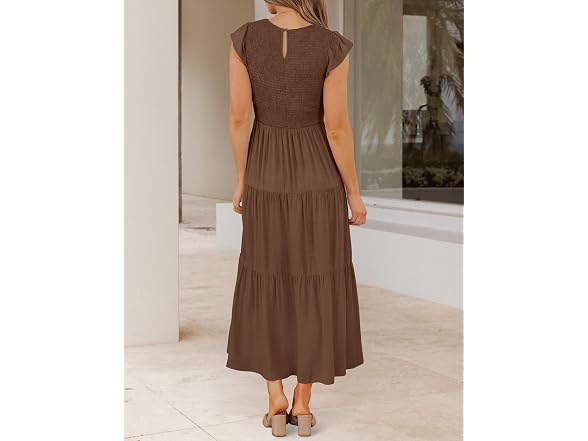 Zesica Women (XL) Summer Casual Short Sleeve Dress