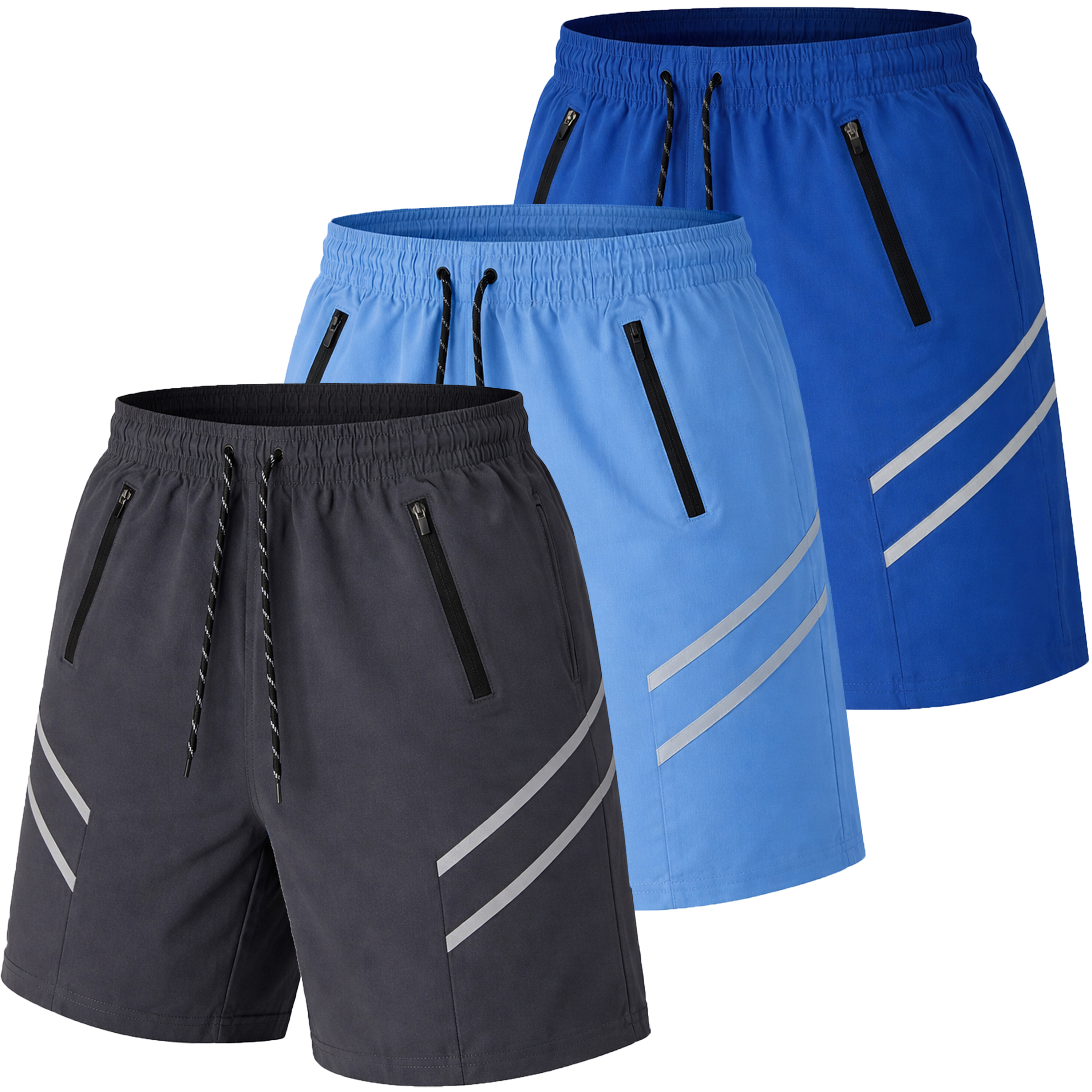 Mens Training Shorts w/ Dual Trim (S-2XL) - Gallery 30
