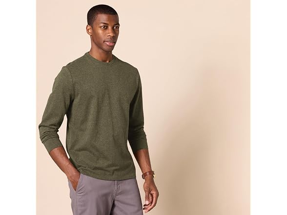Amazon Essentials Men Slim-fit Long-sleeve T-shirt