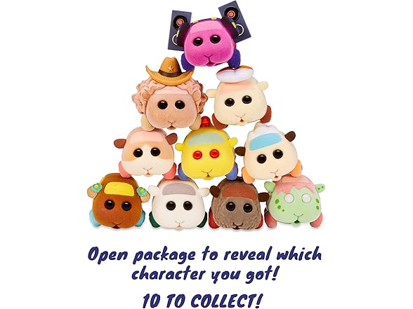 Pui Pui Molcar 2.5-Inch Fuzmols™ Figures 2 Pack