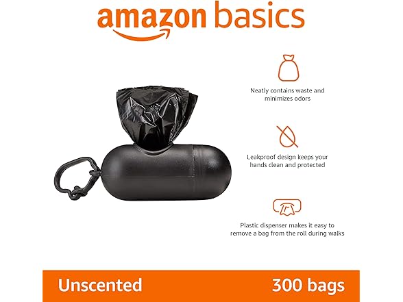 Amazon Basics Amazon Basics Unscented Standard Dog Poo