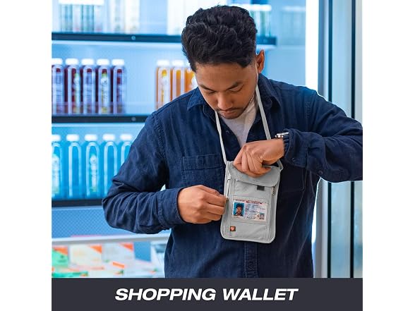 Lewis N. Clark Stash Neck Travel Wallet