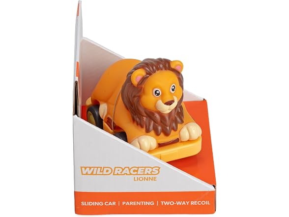 Wild Republic Wild Racers Lion Action Toy - 4.5"