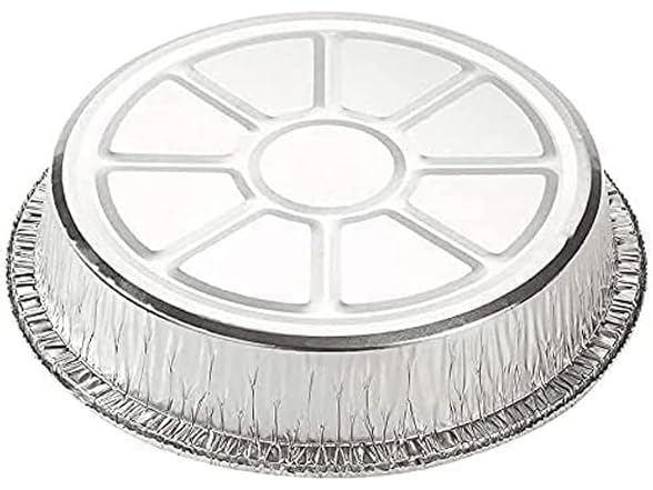 VeZee 9 Inch Round Aluminum Foil Pan Wit