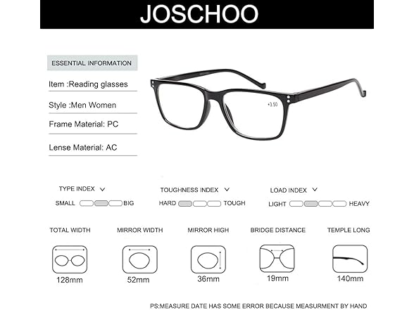 10 Pack Spring Hinge Reading Glasses