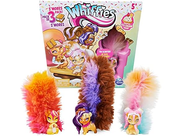 Whiffies S’Mores Animals 3-Pack