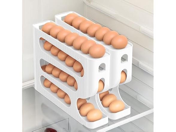Automatic Rolling Down Egg Holder