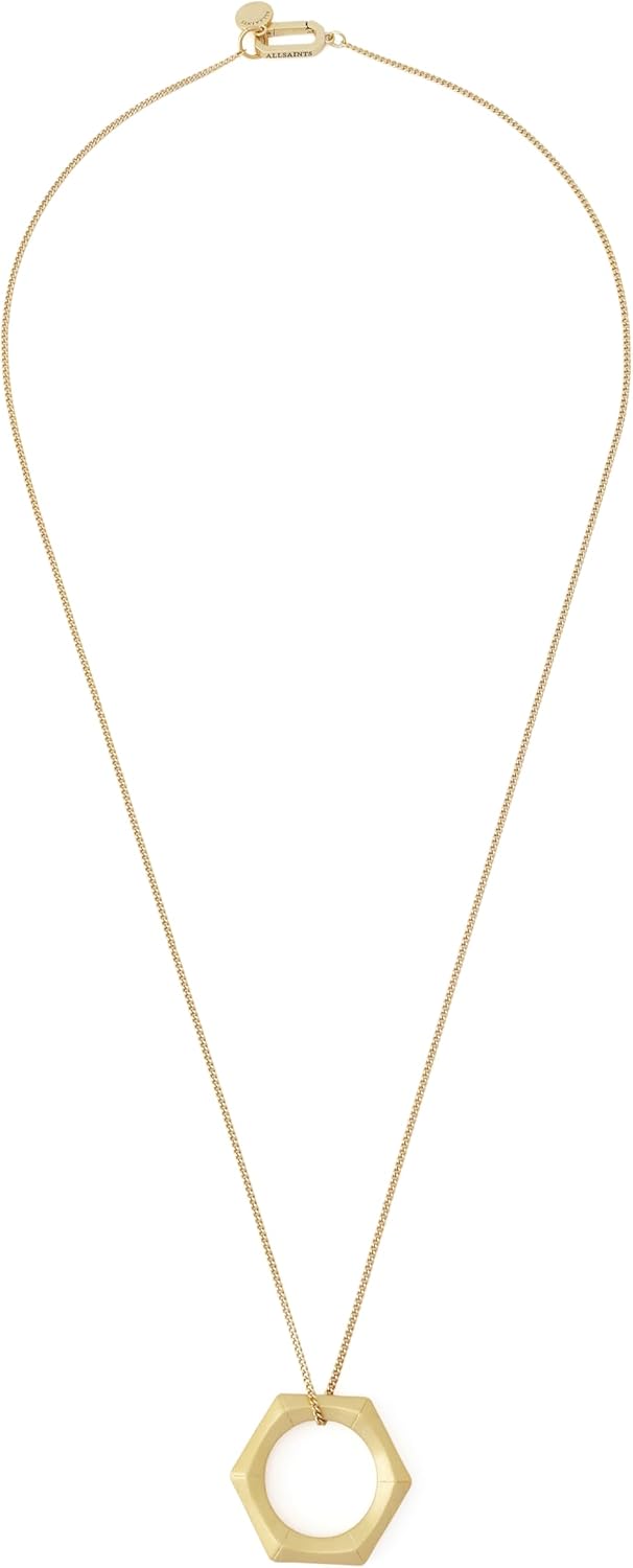 AllSaints Women's Clara Bamboo Pendant Necklace - Gallery 2