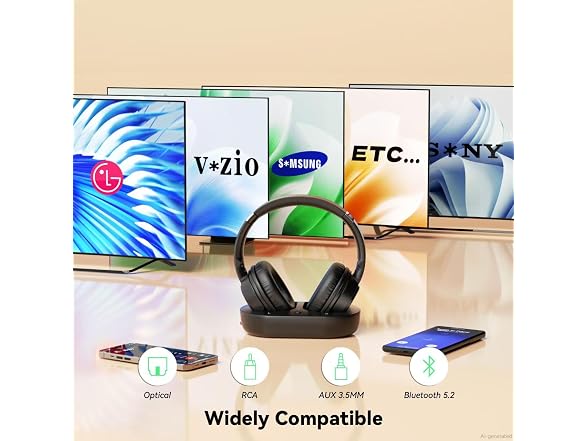 SKYCOMET Wireless TV Headphones 65H