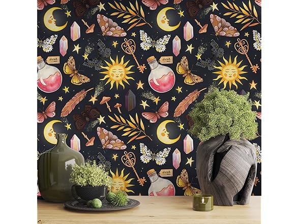 BEETAL Black Navy Fantasy Magical Sun
