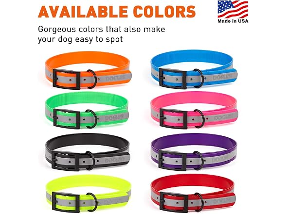Dogline Biothane Translucent Reflective  Wat