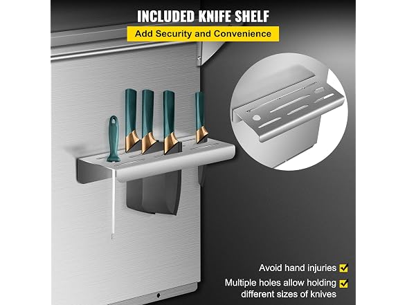 VEVOR Range Backsplash with Shelf 36 x