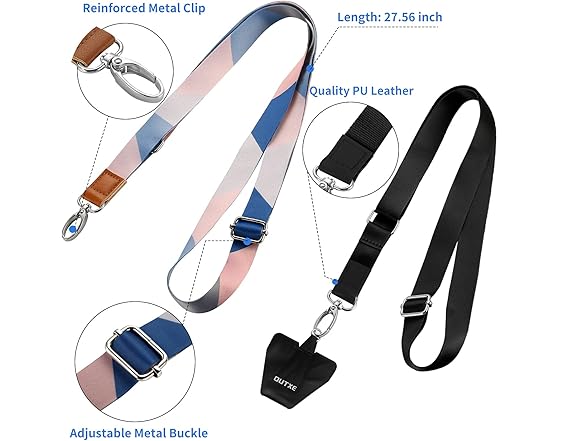 Cell Phone Neck Lanyard Strap 4-Pack