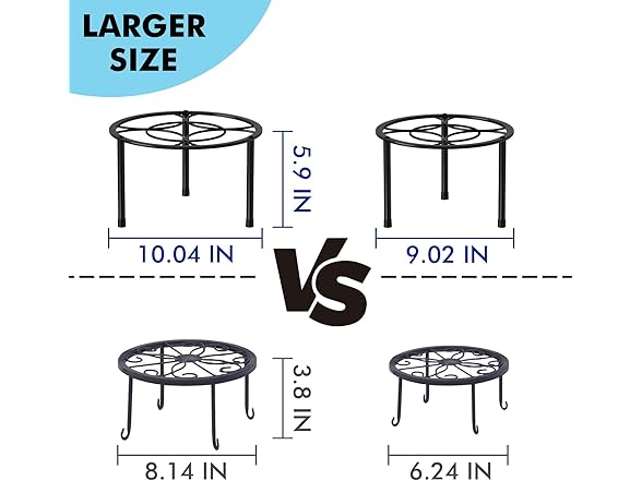 Metal Plant Stands 7 Pack